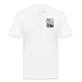 London Big Ben Union Jack - Men's Polo Shirt - white - Front - Kai (181cm)