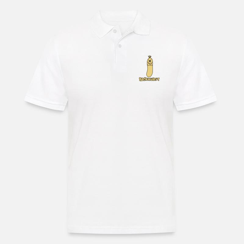 bockwurst - Männer Poloshirt - Weiß