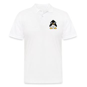 penguin baby child pacifier diaper sunglasses lu - Men's Polo Shirt - white - Front - Kai (181cm)