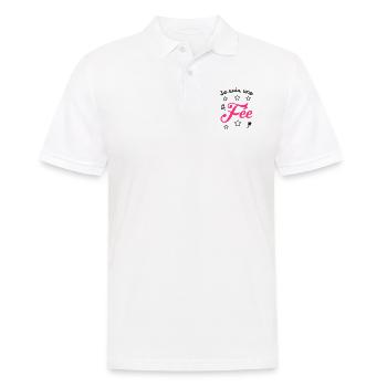 Fée / Fille / Princesse / Reine / Naissance / Bébé - Men's Polo Shirt - white - Front - Kai (181cm)