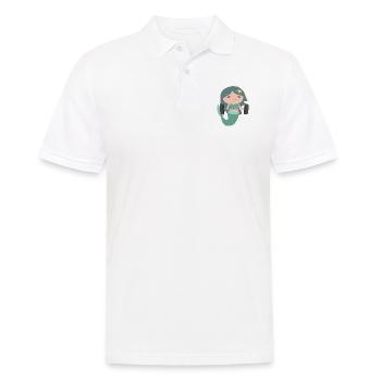 Sirène - Polo Homme - blanc - Devant - Kai (181cm)