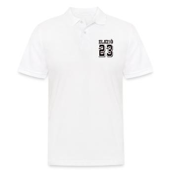 Elazig 23 - Männer Poloshirt - Weiß - Vorne - Kai (181cm)