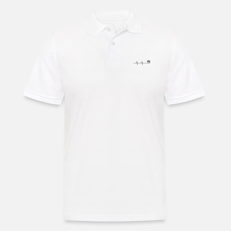 Évolution coiffeuse - Polo Homme - blanc