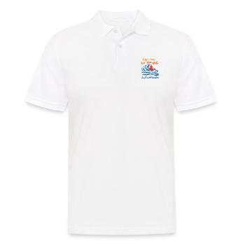 Life Can Be Simple Just Add Water Kayaking Paddle - Männer Poloshirt - Weiß - Vorne - Kai (181cm)