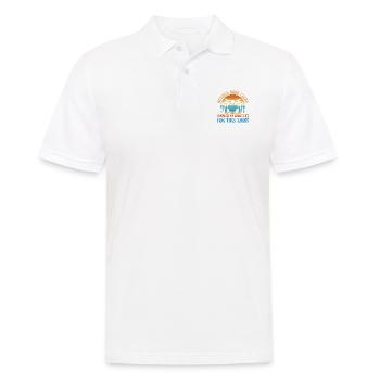 Retired Bank Clerk I Worked My Whole Life For This - Männer Poloshirt - Weiß - Vorne - Kai (181cm)