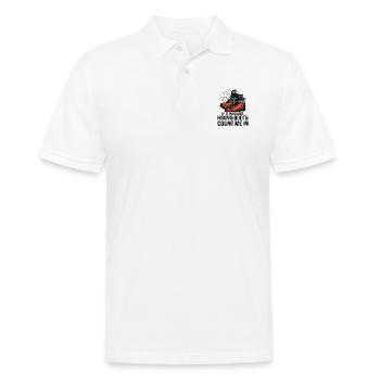 If It Involves Hiking Boots Count Me In Hiking Tre - Männer Poloshirt - Weiß - Vorne - Kai (181cm)