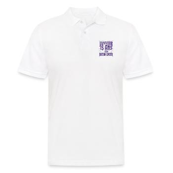 Janvier 15 ans. Cadeau 15 ans janvier anniversaire - Polo Homme - blanc - Devant - Kai (181cm)