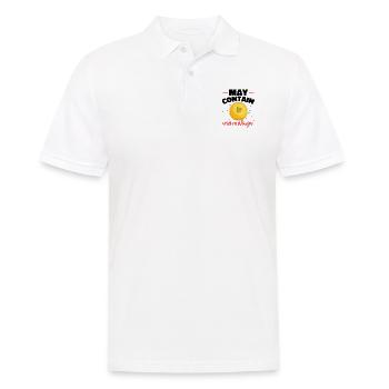 May Contain Mamaliga - Men's Polo Shirt - white - Front - Kai (181cm)