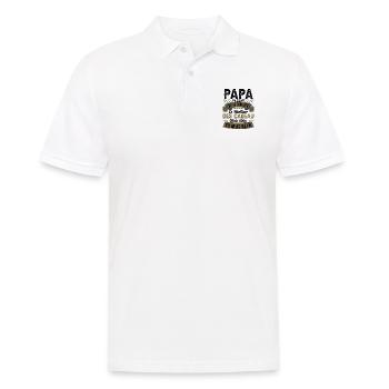 Papa Cadeau Fille Humour - Polo Homme - blanc - Devant - Kai (181cm)