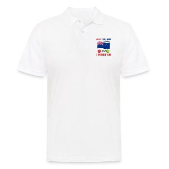 Neuseeland Kultur Kiwi Vogel Neuseeland Urlaub - Männer Poloshirt - Weiß - Vorne - Kai (181cm)