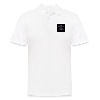 Lustige Sprüche - Wenn Mama nein sagt… - Männer Poloshirt - Weiß - Vorne - Kai (181cm)