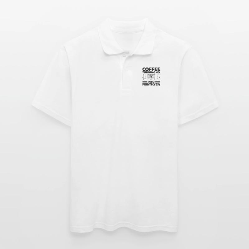 Café Codage Programmeur Codeur Développeur Nerd Coff Polo Homme