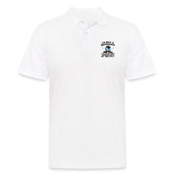 History Teacher Funny Historical Teachers Sayings - Men's Polo Shirt - white - Front - Kai (181cm)