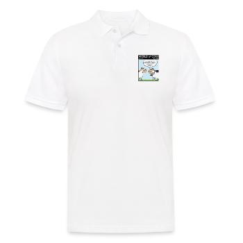 Bob Dylan's Friend - Men's Polo Shirt - white - Front - Kai (181cm)