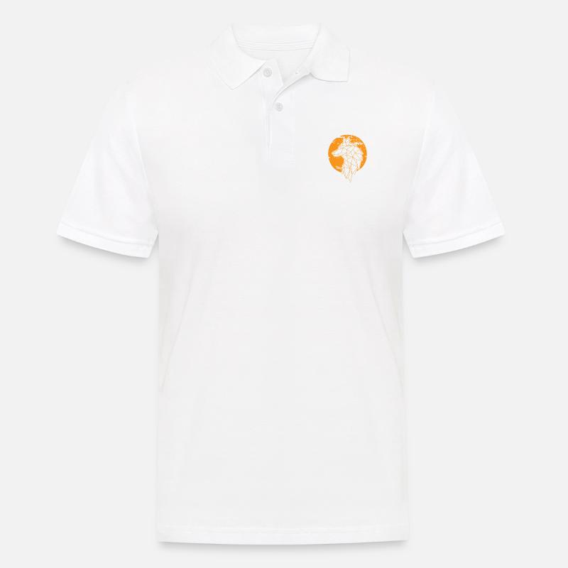 Fuchs - Männer Poloshirt - Weiß
