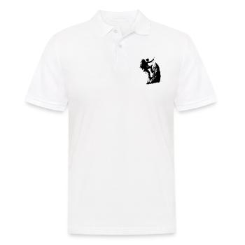 Alpinistes grimpant sur corde Mountain Summit Sports - Polo Homme - blanc - Devant - Kai (181cm)