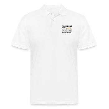 Trombone Musicien Brass Band - Polo Homme - blanc - Devant - Kai (181cm)