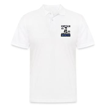 Étudier la médecine étudiant en médecine - Polo Homme - blanc - Devant - Kai (181cm)