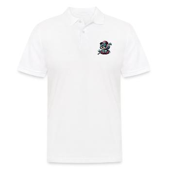 Bolonka Golfeurs Terrain de golf Propriétaires de chiens - Polo Homme - blanc - Devant - Kai (181cm)