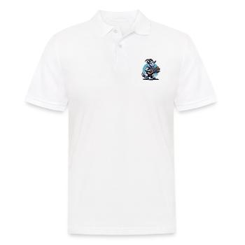 Goats Accordion Player Music Design - Men's Polo Shirt - white - Front - Kai (181cm)