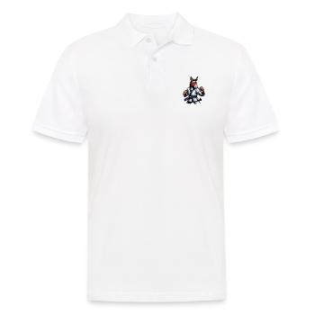 Lustiges Karate Esel Motiv Für Kampfsportliebhaber - Männer Poloshirt - Weiß - Vorne - Kai (181cm)