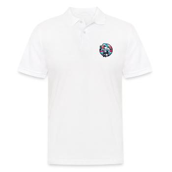 Requin de karaté amusant pour les amateurs d’arts martiaux - Polo Homme - blanc - Devant - Kai (181cm)