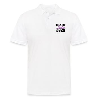 Cadeau Annonce grossesse bientôt Tata 2023. Tante. - Polo Homme - blanc - Devant - Kai (181cm)