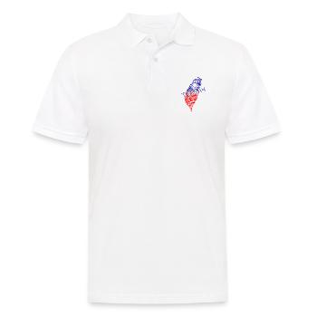 Taiwan - Männer Poloshirt - Weiß - Vorne - Kai (181cm)