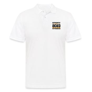 Retirement Class Of 2023 Countdown In Progress Pen - Männer Poloshirt - Weiß - Vorne - Kai (181cm)