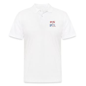 Kroatien Bubbles Croatia - Männer Poloshirt - Weiß - Vorne - Kai (181cm)