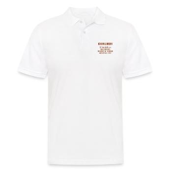 Lehrerin - Die Superheldin des Klassenzimmers! - Männer Poloshirt - Weiß - Vorne - Kai (181cm)