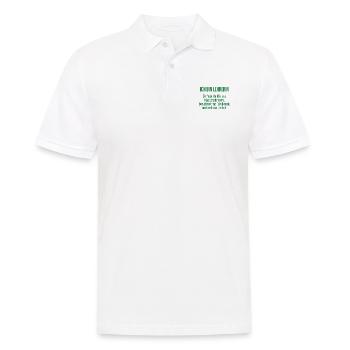 Lehrerin - Die Superheldin des Klassenzimmers! - Männer Poloshirt - Weiß - Vorne - Kai (181cm)