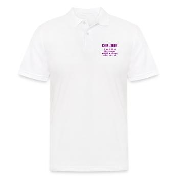Lehrerin - Die Superheldin des Klassenzimmers! - Männer Poloshirt - Weiß - Vorne - Kai (181cm)