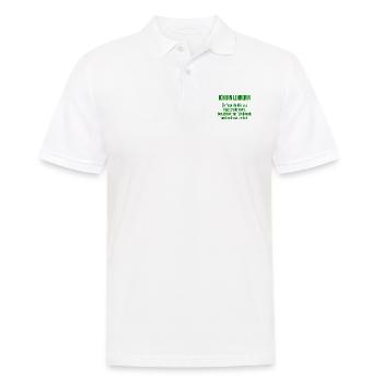Lehrerin - Die Superheldin des Klassenzimmers! - Männer Poloshirt - Weiß - Vorne - Kai (181cm)