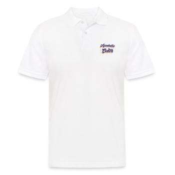 Retro Graphic Gymnast Gymnastics Acrobat Acrobatic - Männer Poloshirt - Weiß - Vorne - Kai (181cm)