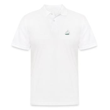Grayhound Lugger - Men's Polo Shirt - white - Front - Kai (181cm)