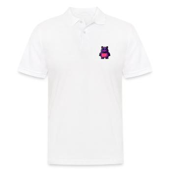 Nilpferd Halloween Tier - Männer Poloshirt - Weiß - Vorne - Kai (181cm)
