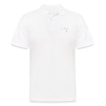 Ecg Heartbeat Graphic Bouldering Mountaineering Bo - Männer Poloshirt - Weiß - Vorne - Kai (181cm)