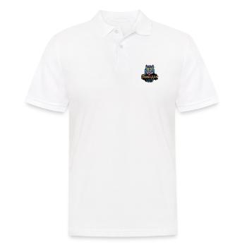 Teneriffa 2025 Party Wolf - Männer Poloshirt - Weiß - Vorne - Kai (181cm)