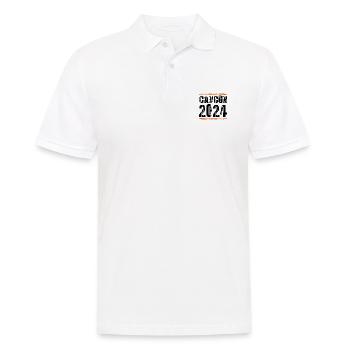 Cancun 2024 Saying - Men's Polo Shirt - white - Front - Kai (181cm)