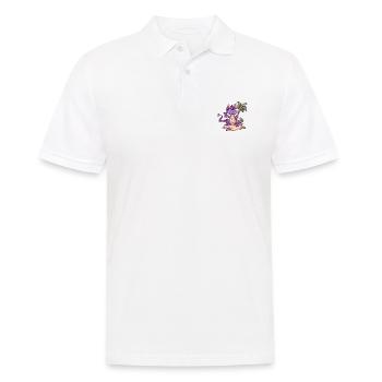 Drache Sommer Urlaub - Männer Poloshirt - Weiß - Vorne - Kai (181cm)
