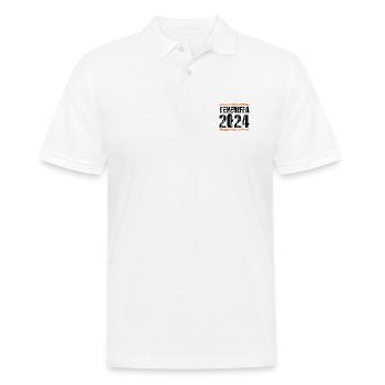 Tenerife 2024 Saying - Men's Polo Shirt - white - Front - Kai (181cm)