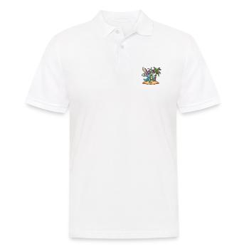 Libellule vacances d’été - Polo Homme - blanc - Devant - Kai (181cm)