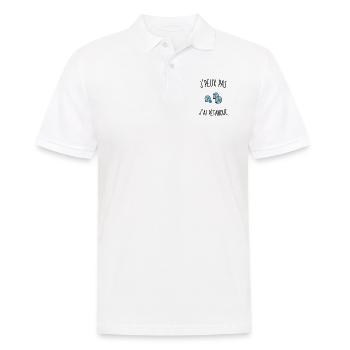 J'peux pas j'ai petanque - Polo Homme - blanc - Devant - Kai (181cm)
