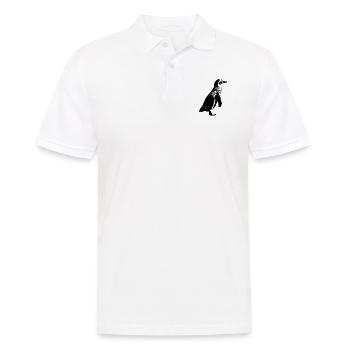 Pinguin - Männer Poloshirt - Weiß - Vorne - Kai (181cm)