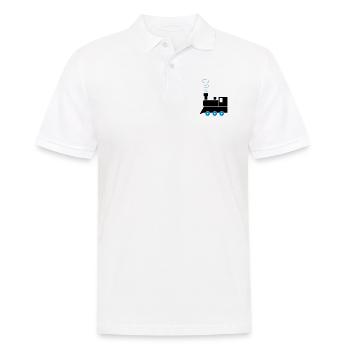 lokomotive_02 - Männer Poloshirt - Weiß - Vorne - Kai (181cm)