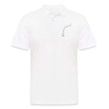 Isar - Männer Poloshirt - Weiß - Vorne - Kai (181cm)