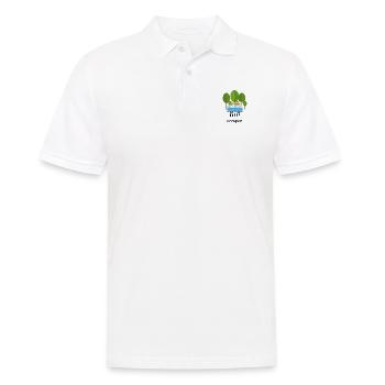 happy camper - road trip - - Polo Homme - blanc - Devant - Kai (181cm)