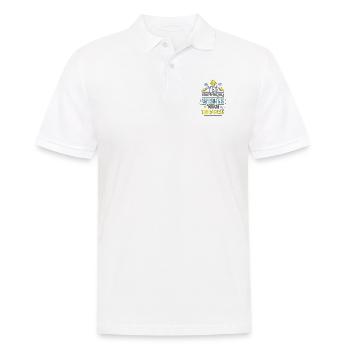 Loi d’attraction manifestation spirituelle - Polo Homme - blanc - Devant - Kai (181cm)
