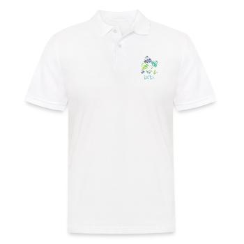 Golden Teacher Magic Mushrooms - Männer Poloshirt - Weiß - Vorne - Kai (181cm)